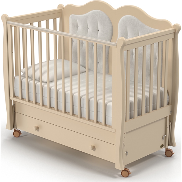 Детская кроватка Nuovita Affetto swing, продольный маятник - Фото