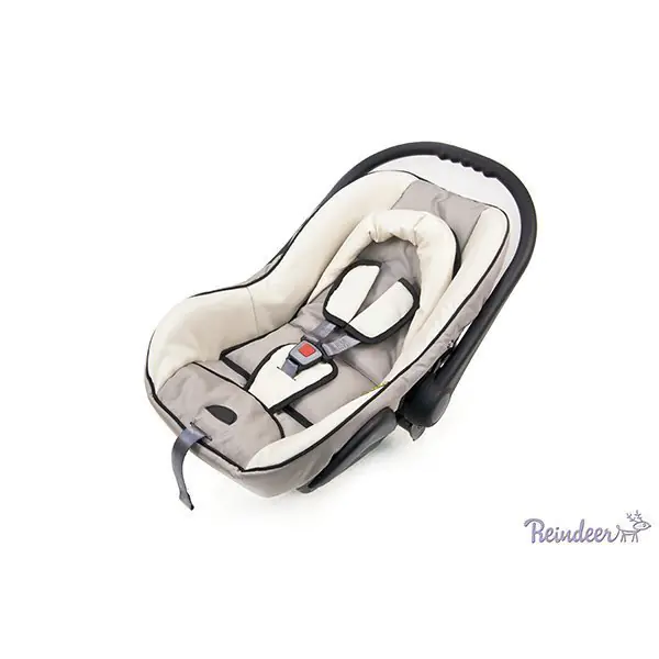 Детская коляска Reindeer Prestige Lily 2 в 1, эко-кожа, люлька+автокресло фото 1