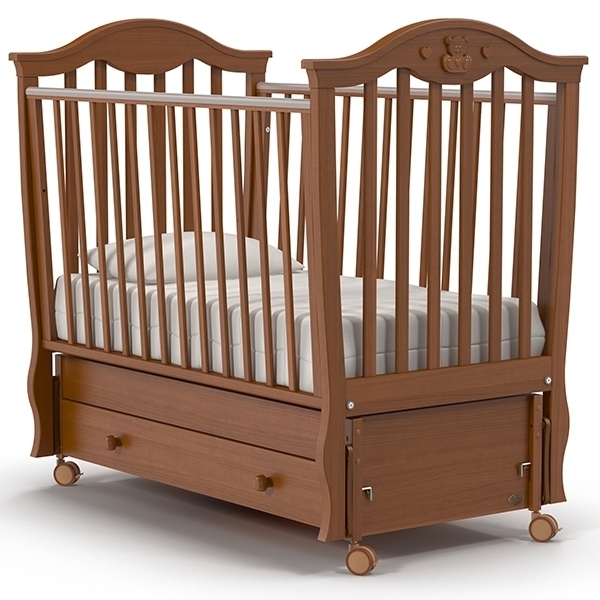 Детская кроватка Nuovita Sorriso swing, продольный маятник Детская кроватка Nuovita Sorriso swing, продольный маятник - Фото