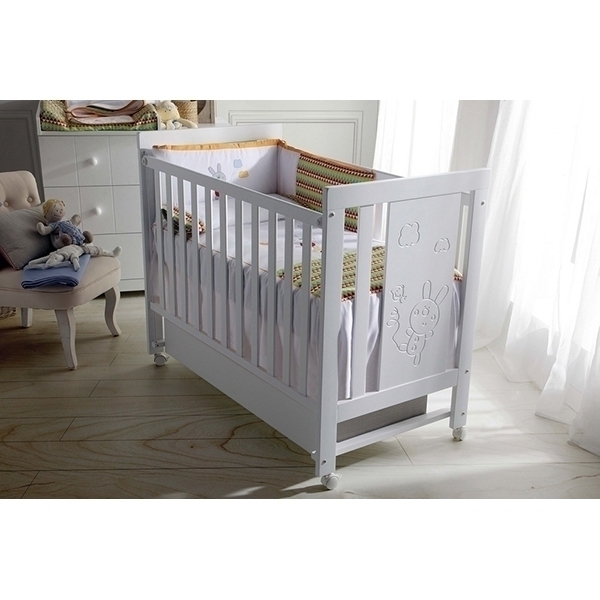 Комплект: детская кроватка Micuna Conejito + полиуретановый матрас СН-620 фото 4