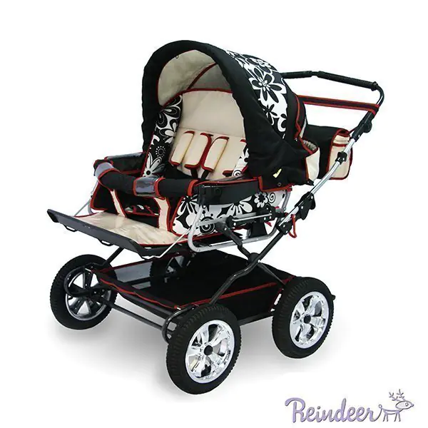Детская коляска для двойни Reindeer Twin 2 в 1 фото 1