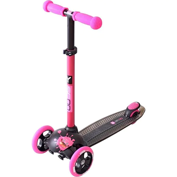 Трехколесный самокат Y-Scoo RT Trio Diamond 120 Monsters 3 высоты с блокировкой колес фото 5