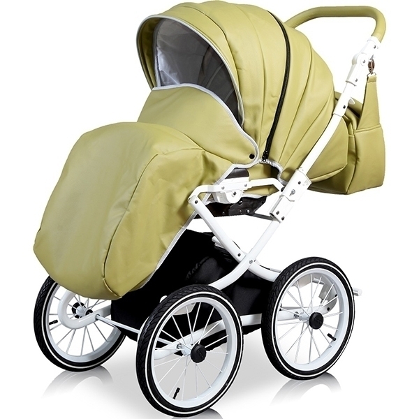 Детская коляска Street Racer Campania Eco 2 в 1, эко-кожа фото 10