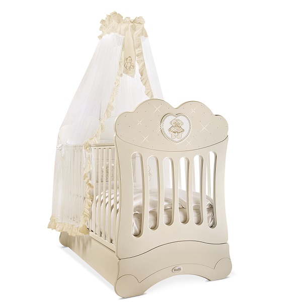 Детская кроватка Feretti FMS Chaton продольный маятник фото 2