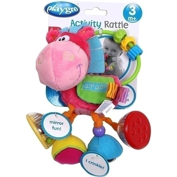 Погремушка Playgro Ослик 0183303 — как выглядит в жизни