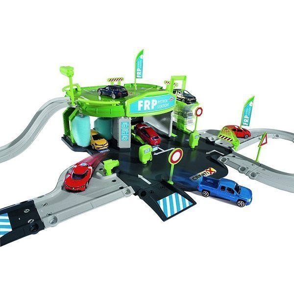 Паркинг Smoby Заправочная Станция Creatix + 1 авто Majorette арт. 2050010 — как выглядит в жизни