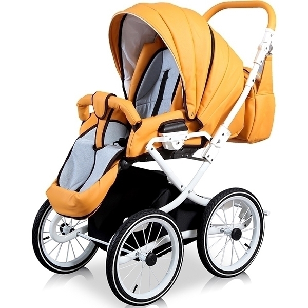 Детская коляска Street Racer Campania Eco 2 в 1, эко-кожа фото 7