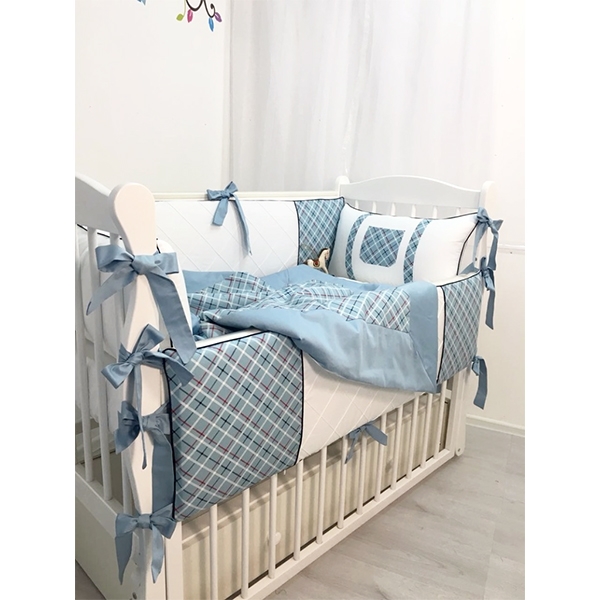 Комплект постели в кроватку Marele Лондон 460211, 10 предметов фото 4