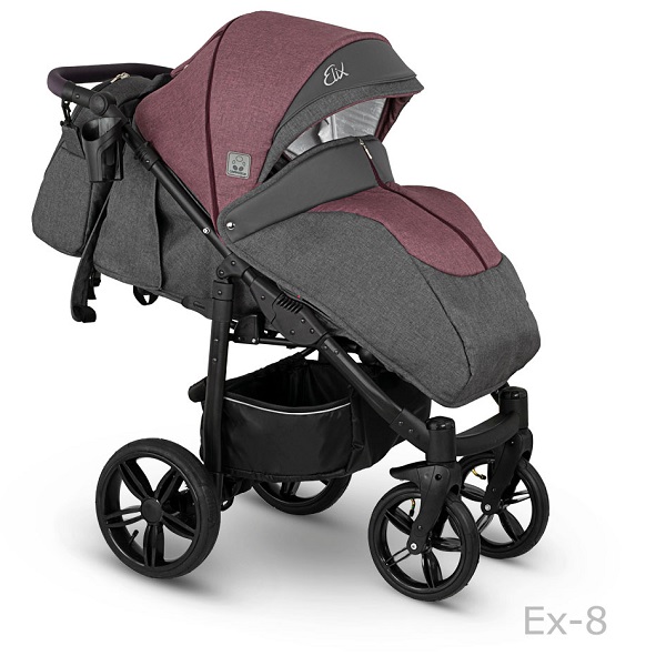 Детская прогулочная коляска Camarelo Elix, ткань+эко-кожа в магазине ...