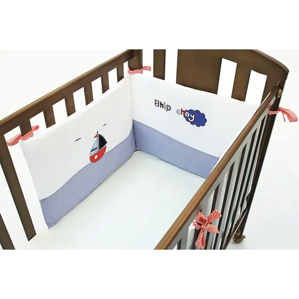 Бортик Funnababy Marine Фаннабэби Марин короткий для детской кровати 120 х 60 см фото 2