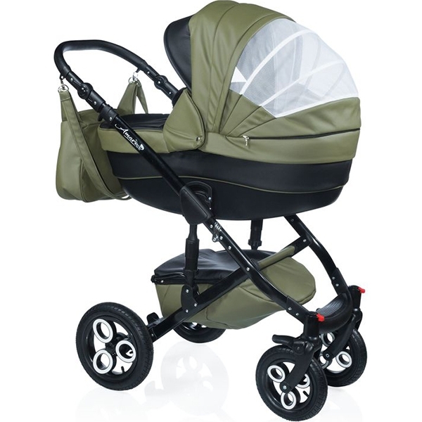 Детская коляска AmaroBaby Sport Style 2 в 1, эко-кожа фото 5