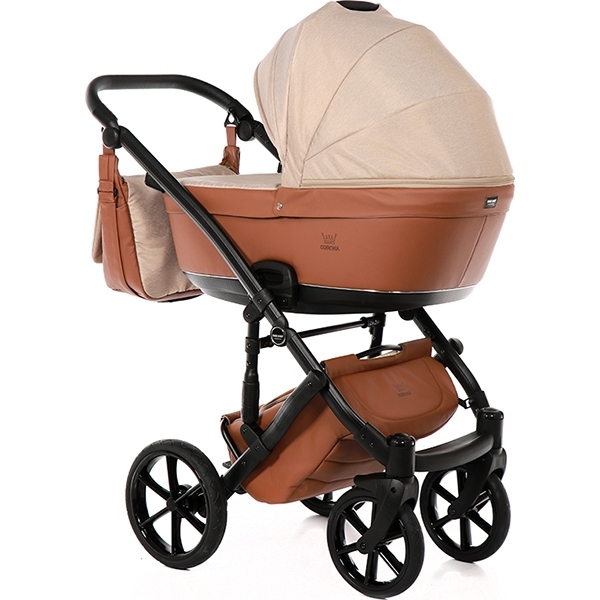 Детская коляска Tako Laret Corona Lite 2 в 1, ткань+эко-кожа фото 3