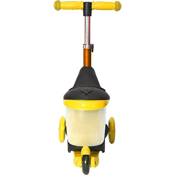 Каталка-самокат 3 в 1 Y-Scoo Mini Jump&Go со светящимися колесами фото 11