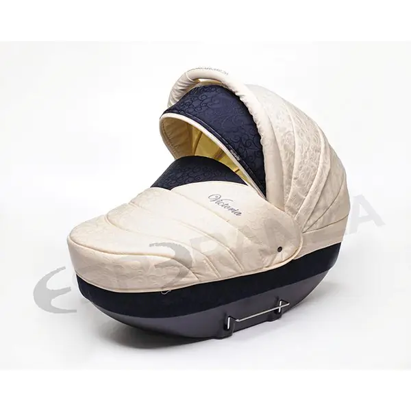 Детская коляска Esperanza Victoria Prestige 2 в 1 Цвет рамы - Бежевый - Маленькие колеса фото 6