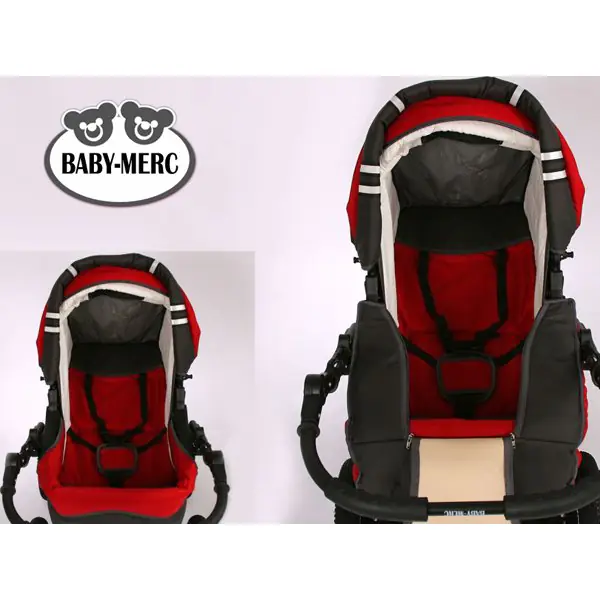 Детская коляска Baby-Merc Solar-2 2 в 1 фото 5