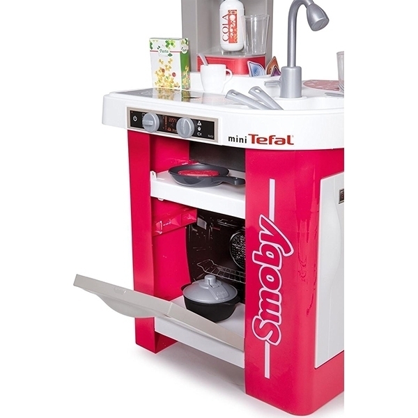 Электронная кухня Smoby Tefal Studio 311022 со звуком, 27 аксессуаров фото 4