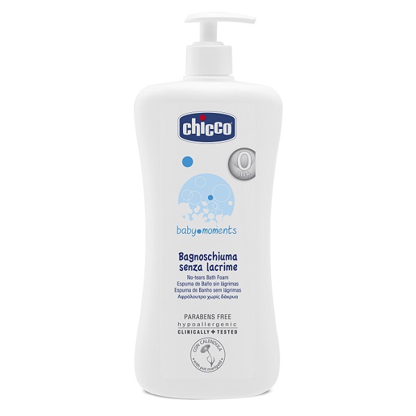 Детская пена для ванны Chicco Baby Moments, 0 мес.+, 750 мл фото 1
