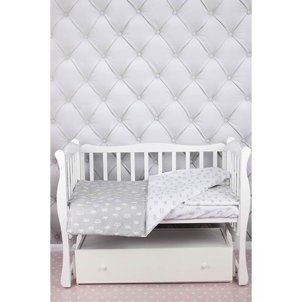Комплект постельного белья в кроватку AmaroBaby Baby Boom из бязи, 3 предмета фото 2