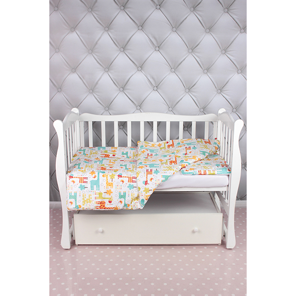 Комплект постельного белья в кроватку AmaroBaby Baby Boom из поплина, 3 предмета фото 2