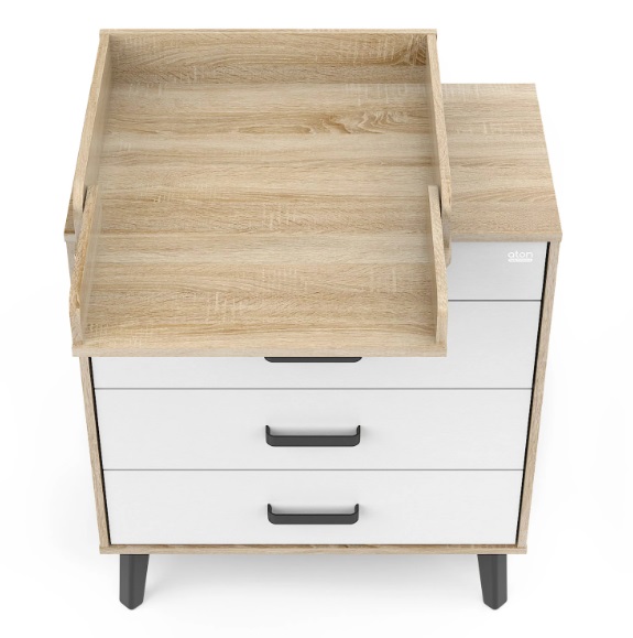 Детский комод Атон Gall Nero 804 с органайзером фото 1