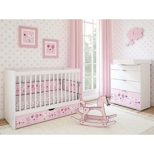 Кроватка для новорожденных Shapito by Giovanni, 120 x 60 см, ящик фото 1