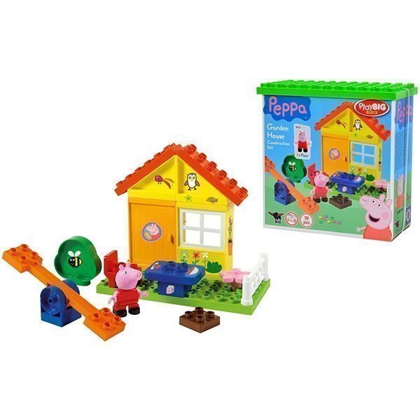 Конструктор Smoby Летний Домик Peppa Pig, 19 деталей, 1/12 арт. 57073 — как выглядит в жизни