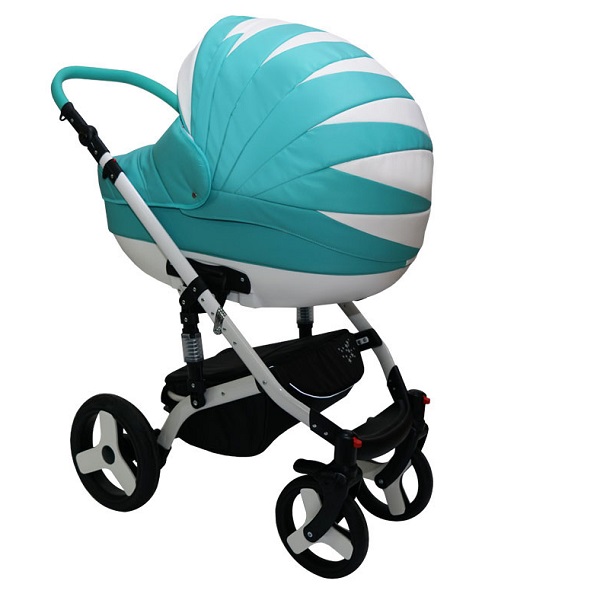 Детская коляска Mikrus Cruiser Premium 3 в 1, 100% эко-кожа Детская коляска Mikrus Cruiser Premium 3 в 1, 100% эко-кожа - Фото