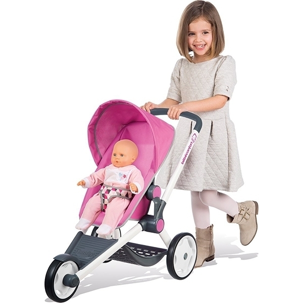 Трехколесная коляска для кукол Smoby MC&Quinny 255097 фото 4