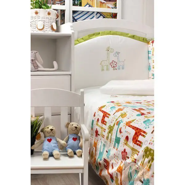 Комплект постели в кроватку Makkaroni Kids Giraffe 60 х 120  6 предметов фото 1