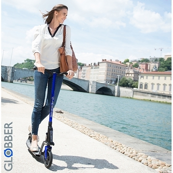 Двухколесный самокат Globber My Too One К180 by Kleefer, инновационный складной механизм фото 33