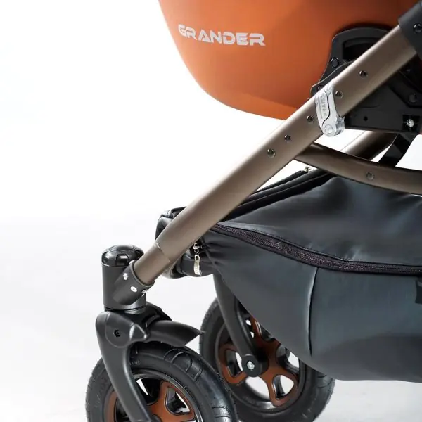 Детская коляска Tutek Grander Plus Eco 2 в 1, эко-кожа фото 3