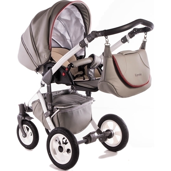 Детская коляска Street Racer Karona Eco 3 в 1, эко-кожа фото 12