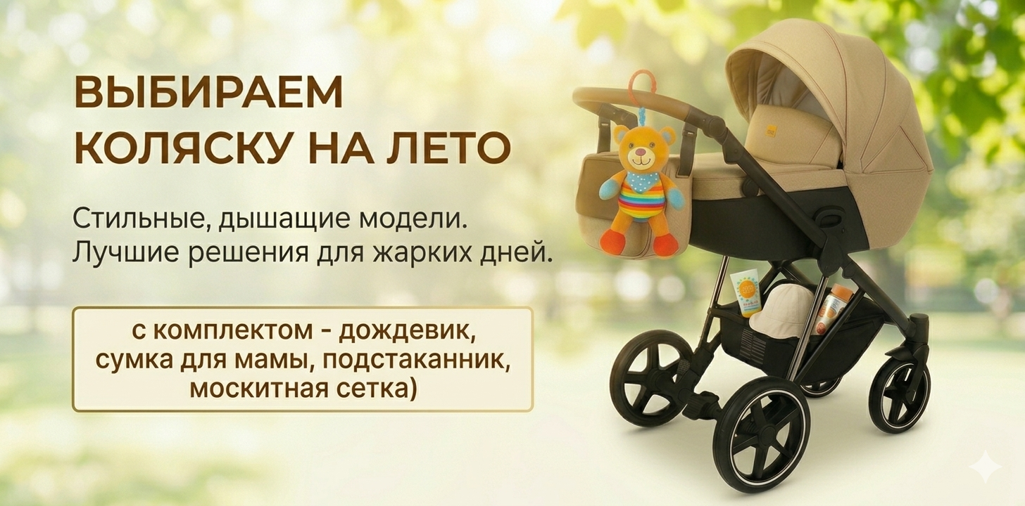 Выбираем коляску на лето