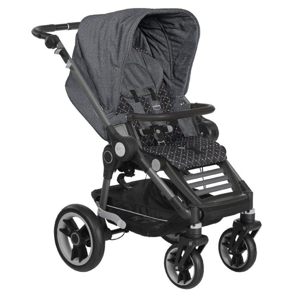 Детская прогулочная коляска Teutonia BeYou V4 Elite Titanium WHL3 - Фото