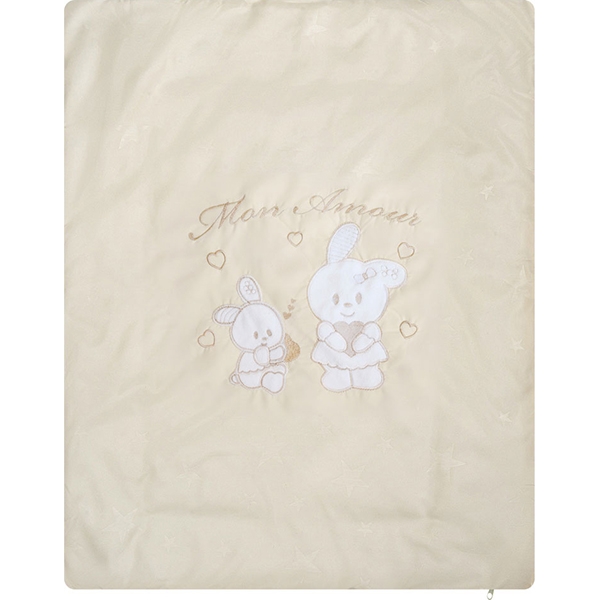 Набор постели в люльку Kids Fashion Bunny Mon Amour, 6 предметов фото 1