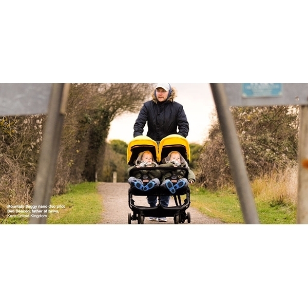 Коляска для путешествий с двойней Mountain Buggy Nano Duo фото 10
