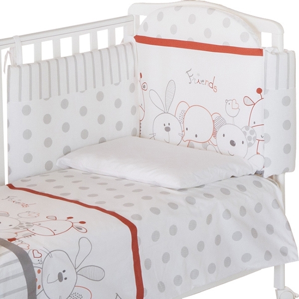 Детское постельное белье Italbaby Rabbit, 5 предметов - Фото