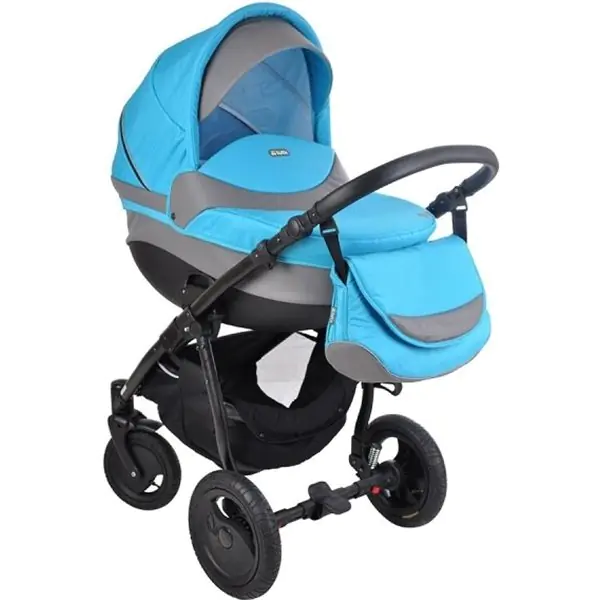 Детская коляска Tutis Galant 3 в 1, ткань+эко-кожа фото 1