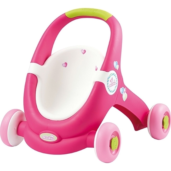 Коляска для кукол - ходунки Smoby MiniKiss 210201 Коляска для кукол - ходунки Smoby MiniKiss 210201 - Фото