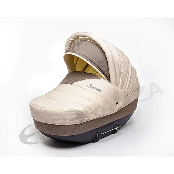 Детская коляска Esperanza Victoria Prestige 2 в 1 Цвет рамы - Бежевый - Маленькие колеса фото 4