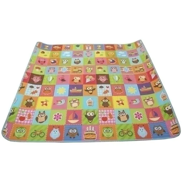 Односторонний развивающий коврик Mambobaby Совята, 200 х 180 х 0,5 см, арт. 014ТМ фото 3
