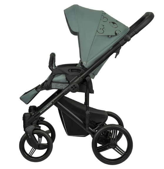 Детская коляска Bebetto Magnum Light Se 2 в 1 на черной раме фото 4