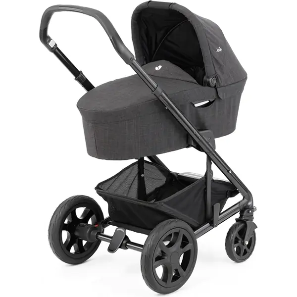 Детская коляска Joie Chrome DLX with Carry Cot Pavement Stroller 2 в 1 фото 4