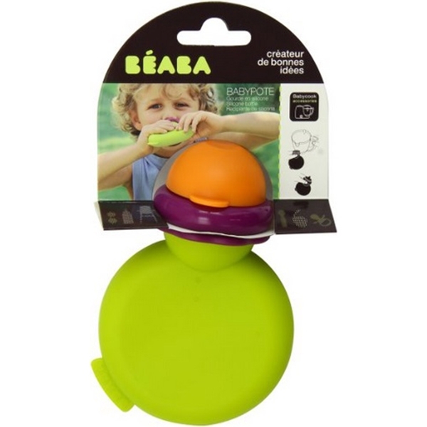 Контейнер для пюре Beaba Babypote из силикона фото 3