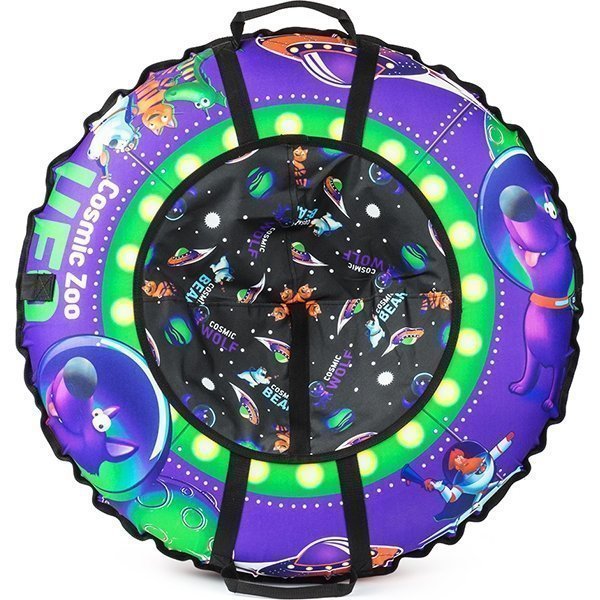 Надувные санки-ватрушка-тюбинг Cosmic Zoo UFO — как выглядит в жизни