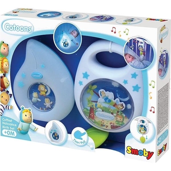 Набор для сна Smoby Cotoons 110104: музыкальная подвеска + ночничок фото 3