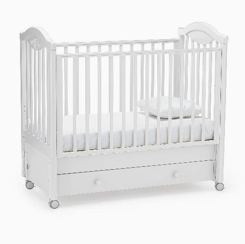 Детская кроватка Nuovita Lusso swing, продольный маятник — как выглядит в жизни