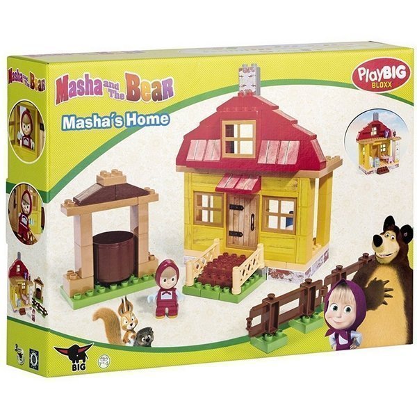 Конструктор Smoby Маша и Медведь, Домик Маши, 95 деталей, 4/4 арт. 800057096 — как выглядит в жизни