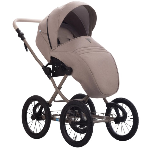 Детская коляска Aroteam Moreno SL New 2 в 1 на бежевой раме фото 3