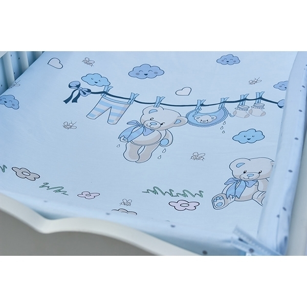 Постельное белье в кроватку Makkaroni Kids Утро с выбором бортиков, 6 предметов фото 4